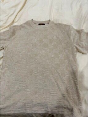 Louis Vuitton in damier towel Short Sleeve Sweater Made in